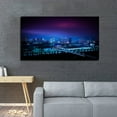 thumbnail image 3 of Toyosu Market And Ginza Skyline Wall Art City Skyline Picture Canvas Art Downtown Night Framed Painting Wall Decor For Home Office Bedroom Livingroom Ready to Hang, 3 of 6