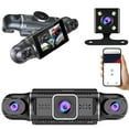 thumbnail image 1 of 4 Channel 1080P Car Recorder Driving 4 Channel 1080P Car Recorder 360° View 4 Channel Cam Ch Camera, 1 of 3