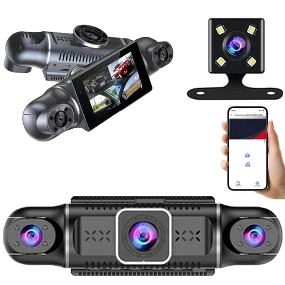 4 Channel 1080P High Definition Car Driving Recorder with 360 Surround View System