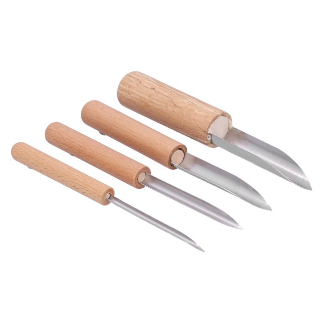 Cutter de Trou d'Argile, 4pcs Semi Ronde Argile Sculpture Trou Coupe Semi Ronde Argile Trou Coupe Fiabilité Exceptionnelle
