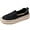 Black, variant on Women's Chunky Platform Sneakers - Retro Cute Mesh Breathable, Aesthetic Summer Casual Shoes for Walking & Travel