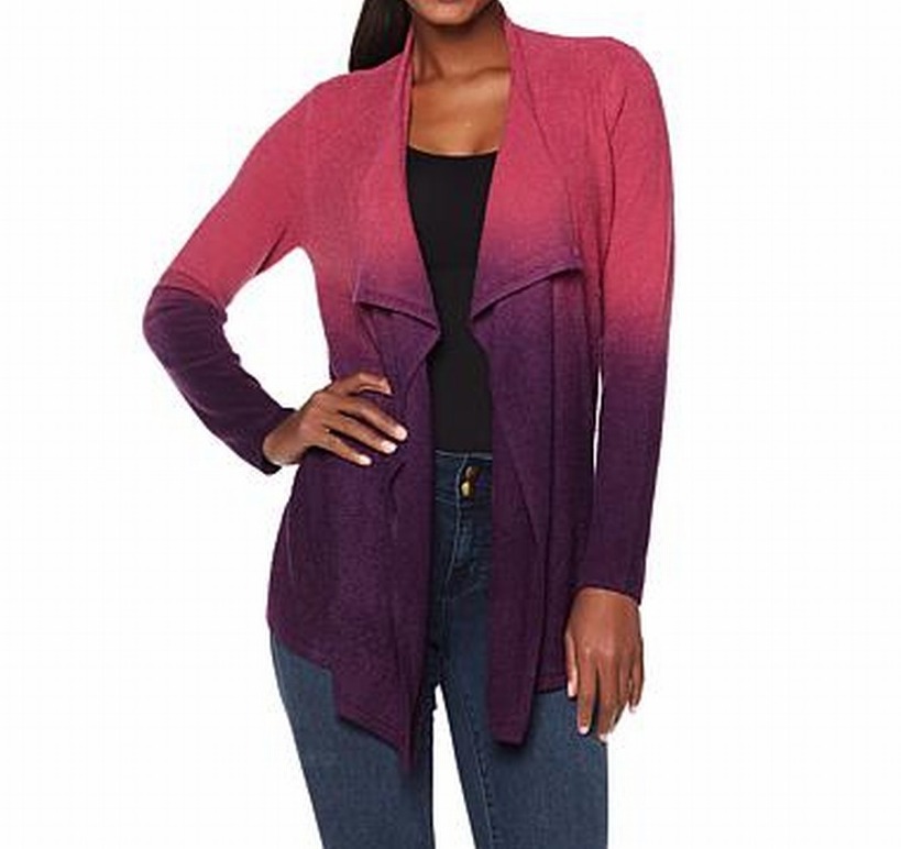 ombre cardigan sweater
