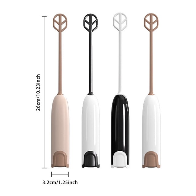 tredstone Electric Stirrer Portable Reusable Detachable Battery Powered Button Control Replacement Home Kitchen Milk Tea Mixer Coffee