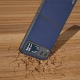 thumbnail image 4 of SaniMore for Motorola Razr 40 (6.9" 2023) Case, Weai-resistant Durable PU Leather Skin Shockproof Drop Resistant Anti-scratch PC Backplane Slim Lightweight Cover for Motorola Razr 40, Darkblue, 4 of 6