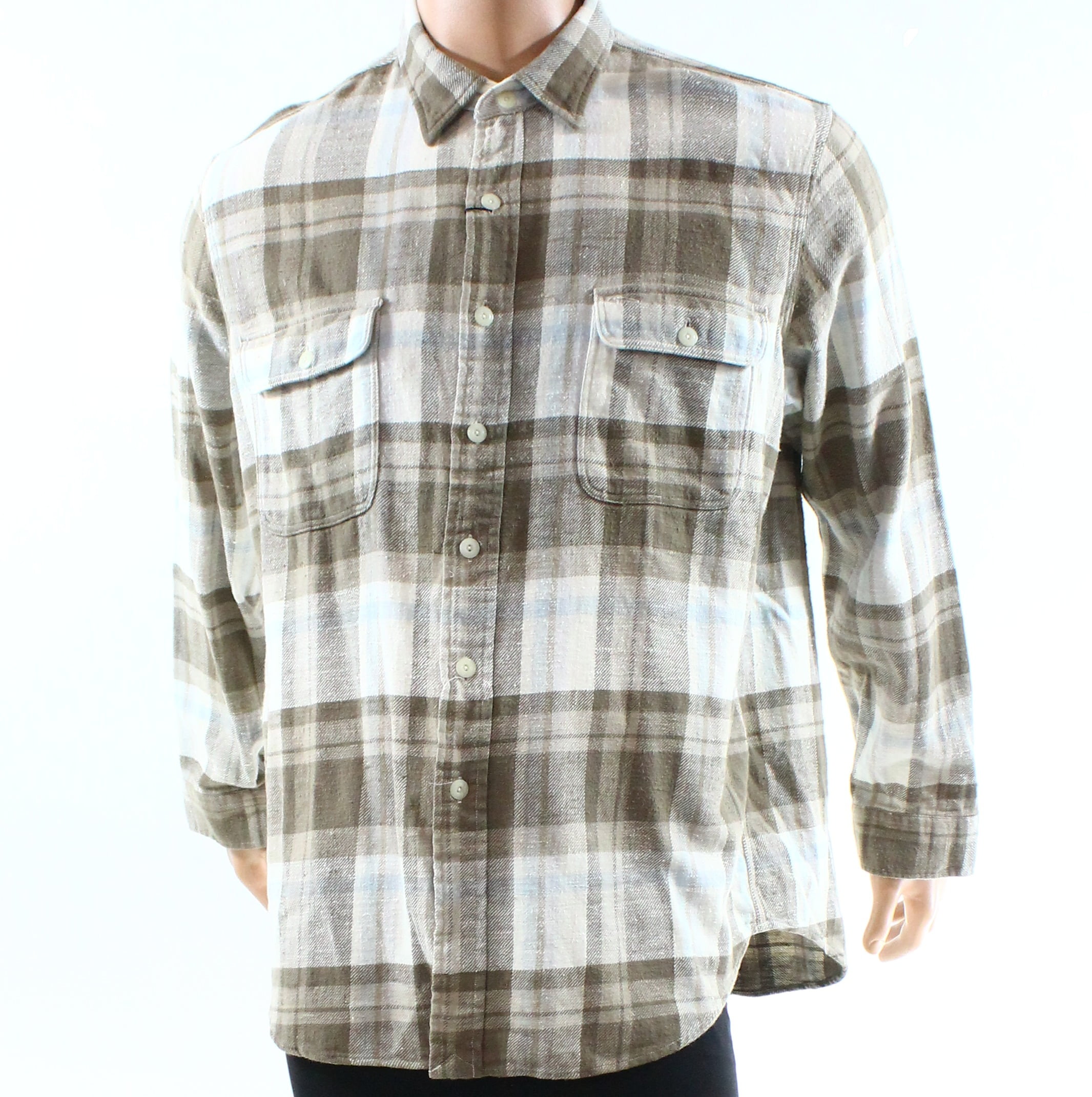 brown polo button down