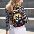 thumbnail image 5 of Goofa The Nightmare Before Christmas Pattern Durable Canvas Daypack - High-Quality Vintage Backpack, Compact & Versatile for Travel and Everyday Use-Medium, 5 of 5