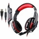 thumbnail image 1 of CADA G90000 Auriculares con cable Sonido estéreo Auriculares para juegos Auriculares con micrófono con aislamiento de ruido, Negro rojo, sin cable divisor Eigraketly EL000014-03B, 1 of 1