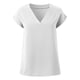 thumbnail image 5 of Blusa texturizada con mangas casquillo y cuello en V para mujer - 2025 Camisa informal de verano para el trabajo, poliéster - Corte holgado para el trabajo/salidas - Tallas estadounidenses 4-22, 5 of 5