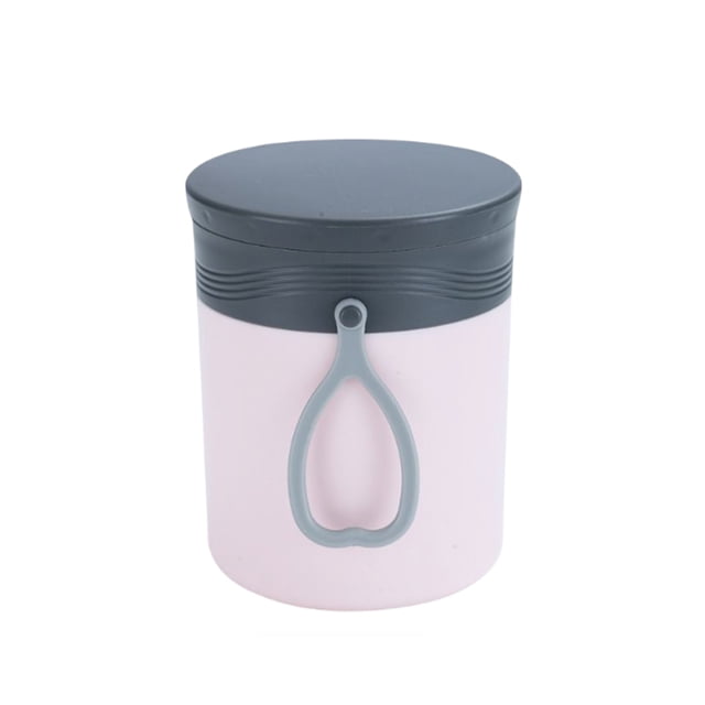 Inteprter Taza térmica, botella de agua, contenedor de alimentos, mano de obra fina, estudiante escolar, calentador de gachas, arroz, gran Mostrada Rosa