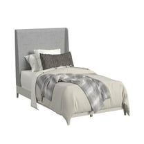 Picket House Furnishings Clare Twin 3PC Bedroom Set with Grey Fabric in Almond