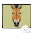 thumbnail image 1 of Brown Strong Horse Animal Mousepad Stitched Edge Mat Rubber Gang Pad, 1 of 2