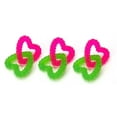 thumbnail image 4 of Fun Pink and Green Chain Link Puppy and Small Dog Toy Circle or Heart Play Fetch (1 Heart Toy), 4 of 11