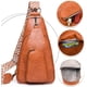 thumbnail image 3 of Bolso Bandolera para Mujer Bolso Bandolera Boho, Bolso Bandolera, Bolsillo en el Pecho con Correa Ancha para Mujer, Bolso Bandolera pequeño de Piel con Cremallera y Correa para el Hombro, para, 3 of 5
