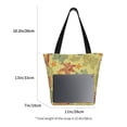 thumbnail image 5 of Fotbe Floral with Butterflies Pattern Beach Tote,Shoulder Handbag,Spacious Tote Bag,Lightweight Travel Bag,Versatile Shopping Bag, 5 of 9