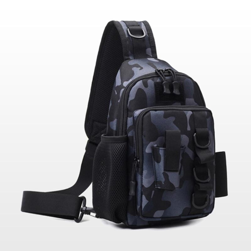 CEORPER Fishing Tackle Storage Shoulder Bag Comfortable Fishing Gear Carrying Bag