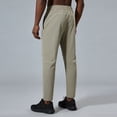 thumbnail image 4 of Yaoyar Men's Cooling Long Pants Ice Silk Quick Dry Breathable Lightweight Hiking Travel Outdoor Athletic Trousers, 4 of 9