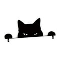 thumbnail image 3 of Adorno de metal para puerta de gato, adorno para marco de puerta, decoración para puerta o ventana, adorable placa de arte de pared, silueta de gato Estilo A, 3 of 8