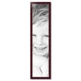 thumbnail image 2 of ArtToFrames 12" x 52" Cherry Stain with Gold Beads Picture Frame, 12x52 inch Red Wood Poster Frame (WOM-4140), 2 of 7
