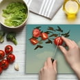 thumbnail image 3 of Birds Cutting Board, Silhouette of Boy Carried by Flying Pigeons Inspiration Follow Your Dreams Print Home, Decorative Tempered Glass Cutting and Serving Board, Large Size, Multicolor, by Ambesonne, 3 of 5