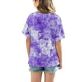 thumbnail image 3 of Maean Kids Oversized Tshirts Short Sleeve Crew Neck Tie Dye Printed Baggy Tee Summer Fashion Tops, 3 of 6