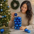 thumbnail image 7 of Ball Ornament Glossy Finish Decorative Sphere Multi‑Surface Style for Christmas Tree Holiday Decoration, 7 of 7