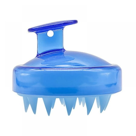 Hair Scalp Massager Shampoo Brush - Hair Scalp Scrubber Wet Dry Hair Scalp Brush with Soft Silicone Bristle for Remove Dandruff  Hair Care Tool for Women Men