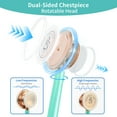 thumbnail image 3 of Scian Professional double-sided stethoscope with ear tips for use by clinical students, doctors, and nurses Green, 3 of 7