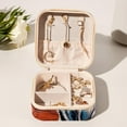 thumbnail image 6 of Kangaroo Travel Portable Square Decorative Box with Necklace Holder and Jewelry Organizer - Ideal for Rings, Earrings, Necklaces, Bracelets - Suitable for Girls and Women, 6 of 6