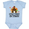 thumbnail image 3 of Inktastic Thanksgiving Cutest Turkey in Town Boys or Girls Baby Bodysuit, 3 of 5