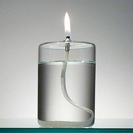 Glass Oil Candle - Glass Pillar Candle Oil Lamps are Available in 4