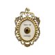 thumbnail image 1 of Decorative Doorbell, Champagne Decorative Signboard Ring, 9 Inches High X 5.5 Inches Wide, Gold And White Paint Resin, 1 of 5