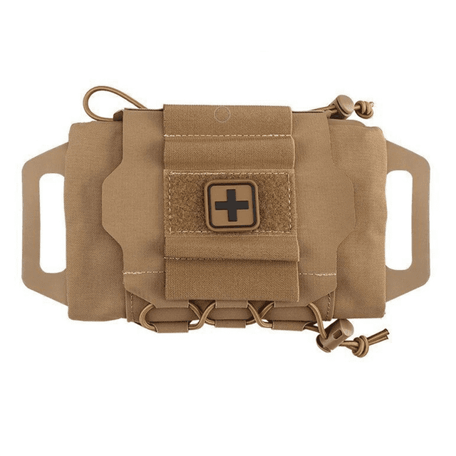 Quick Deployment Kit Outdoor Quick Pull Medical Kit Outdoor Hunting Camping Emergency Survival Kit Mud Color,1 x Camping Emergency Survival Kit,Mud Color