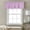 Lavender Purple, variant on Kitchen Curtain Valance Minimalist Solid Color Lilac Rod Pocket Window Valances,Light Purple Monochrome Art Small Windows Treatment for Living Room Bedroom,42"x12"