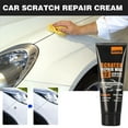 thumbnail image 6 of Car Scratch Repair Paste, 120ml Paint Restoration Cream, Removes Scratches, Oxidation, Cloudiness, for Plastic, Vinyl, Leather, Dashboard, Wheels, Safe & Non-Toxic, 6 of 9