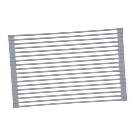

Trademark Innovations 20 Dish Drying Rack Roll Up Over the Sink Gray