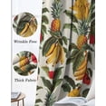 thumbnail image 3 of Summer Banana Pineapple Blackout Curtains for Bedroom Living Room Darkening Curtains 90 Inch Tropical Fruit Botanical Black Out Window Curtain Privacy Window Treatment Grommet Drapes 52"x90"x2, 3 of 9