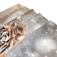 thumbnail image 3 of Animal Running on The Snowfield Shower Curtains with 12 Hooks Waterproof Bathroom Decor 66" x 72", 3 of 6
