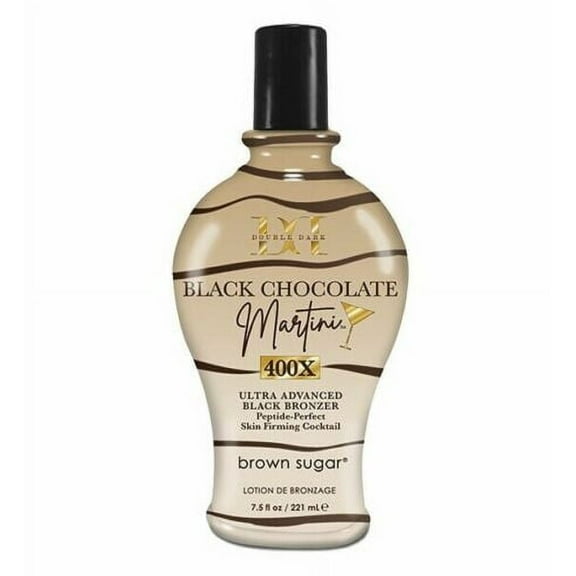 Brown Sugar DD BLACK CHOCOLATE MARTINI 400X Black Bronzer Tanning Lotion 7.5oz