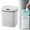B, variant on 12L Smart Sensor Trash Can With Lid, Automatic Mute Kitchen Garbage Bin For Bedroom, Dorm, Odor Control
