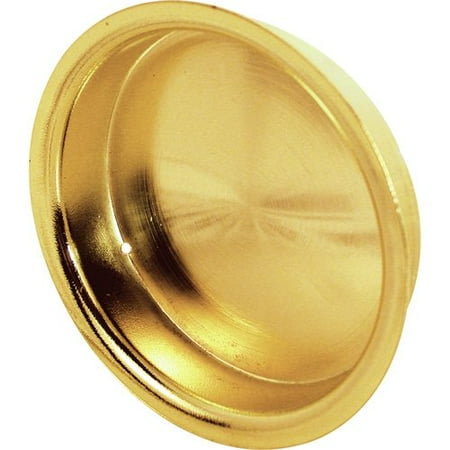 3 Inch Two Tone Solid Brass - Prime-Line Products N 7137 2-1/8-Inch Round Closet Door Pull with Flush, Solid Brass,(Pack of 2)