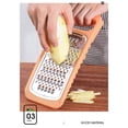 thumbnail image 6 of Stainless Steel Double-Sided Grater,Grater for The Kitchen Hand Grater for The Kitchen Hand Grater Kitchen Grater Peeler Appliances Hand Held Small Cheese Grater Vegetable Grater Potato Cutter, 6 of 6