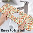 thumbnail image 6 of Pofeuu Fruits Peach2 Print Splash Guard for Sink Faucet Sink Gadgets-Splash Guard Behind Faucet Drip Catcher for Kitchen, Bathroom,Sink Mat, 6 of 7