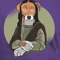 thumbnail image 3 of CafePress - Mona Lisa Dog T Shirt - Men's Classic Graphic Cotton T-Shirt, 3 of 4