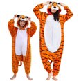 thumbnail image 1 of Disfraz de animal Onesie DarkCom Tiger para cosplay para niños de 10 a 11 años, 1 of 7