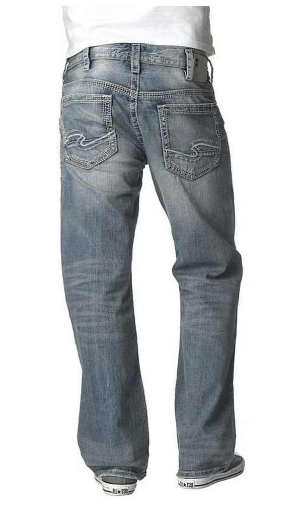 mens silver jeans gordie