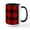 White/Black Inside, variant on CafePress - Cottage Buffalo Plaid Lumberjack Mugs - 15 oz Ceramic Large White Novelty Mug
