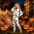 thumbnail image 2 of Leey-World Halloween Kids Pajamas Toddler Baby Girls Boy Halloween Pajamas Set Kids Sleepwear 2 Pcs Pjs Long Sleeve Top and Pant Sleepwear Clothes Sets, 2 of 9