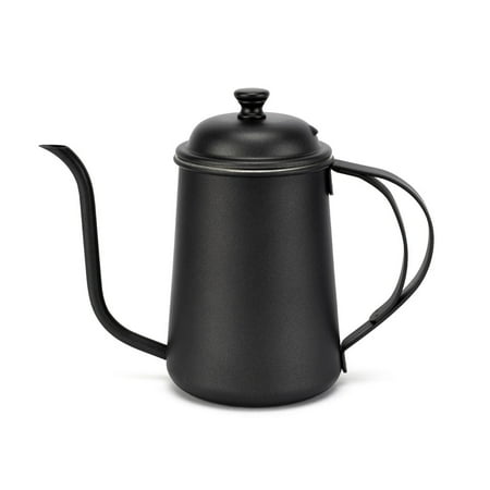 

Pour-Over Coffee Gooseneck Kettle with Double Handle 22oz Matte Black