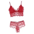 thumbnail image 2 of Conjunto y conjunto de ropa de dormir Vino Tinto XXL, 2 of 9