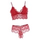thumbnail image 2 of Conjunto y conjunto de ropa de dormir Vino Tinto XXL, 2 of 9